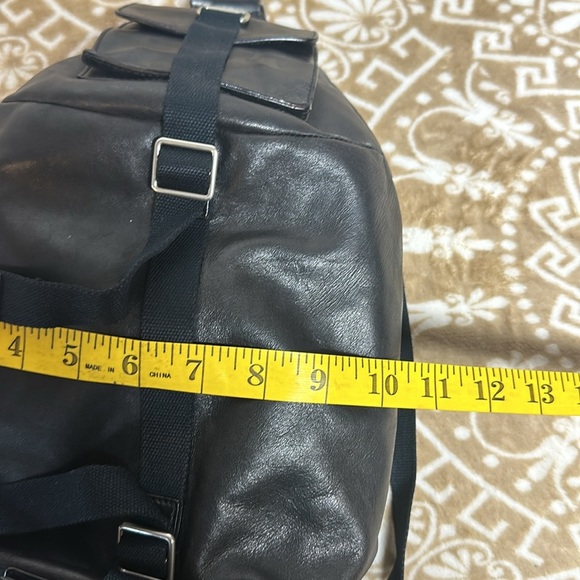 Sergio Rossi Italian Leather Backpack bag - Picture 11 of 13